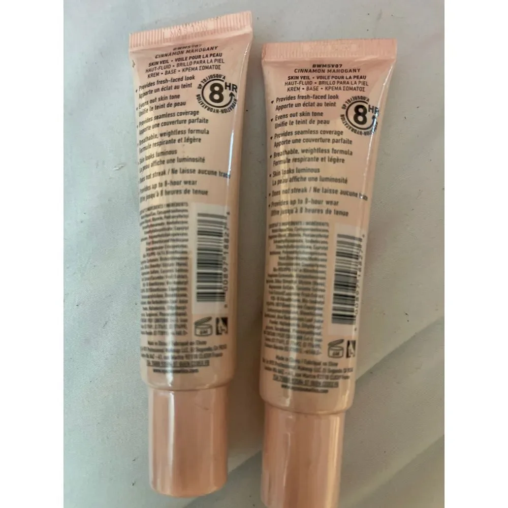 NYX Bare‎ With Me Tinted Skin Veil Light Foundation 2-Pack cinnamon Mahogany M-2